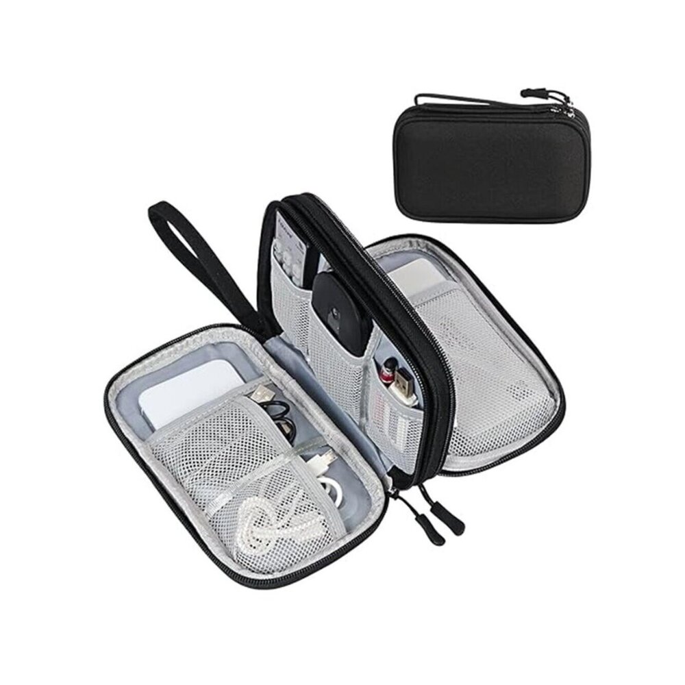 Electronic Organizer, Travel Cable Organizer Bag Pouch Electronic Accessories